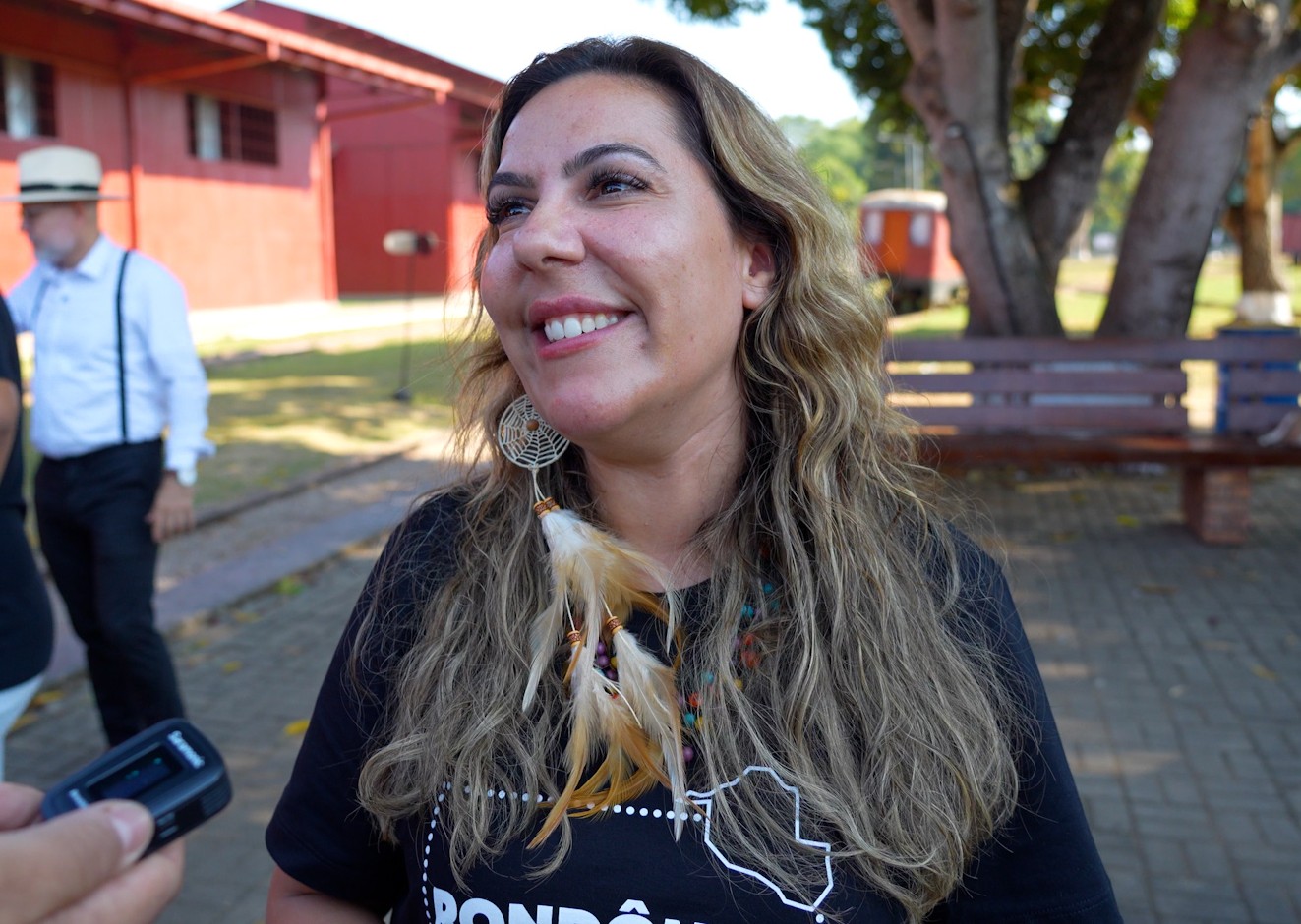 A portuguesa Ana Cristina ficou impressionada com a experiência no complexo da EFMM