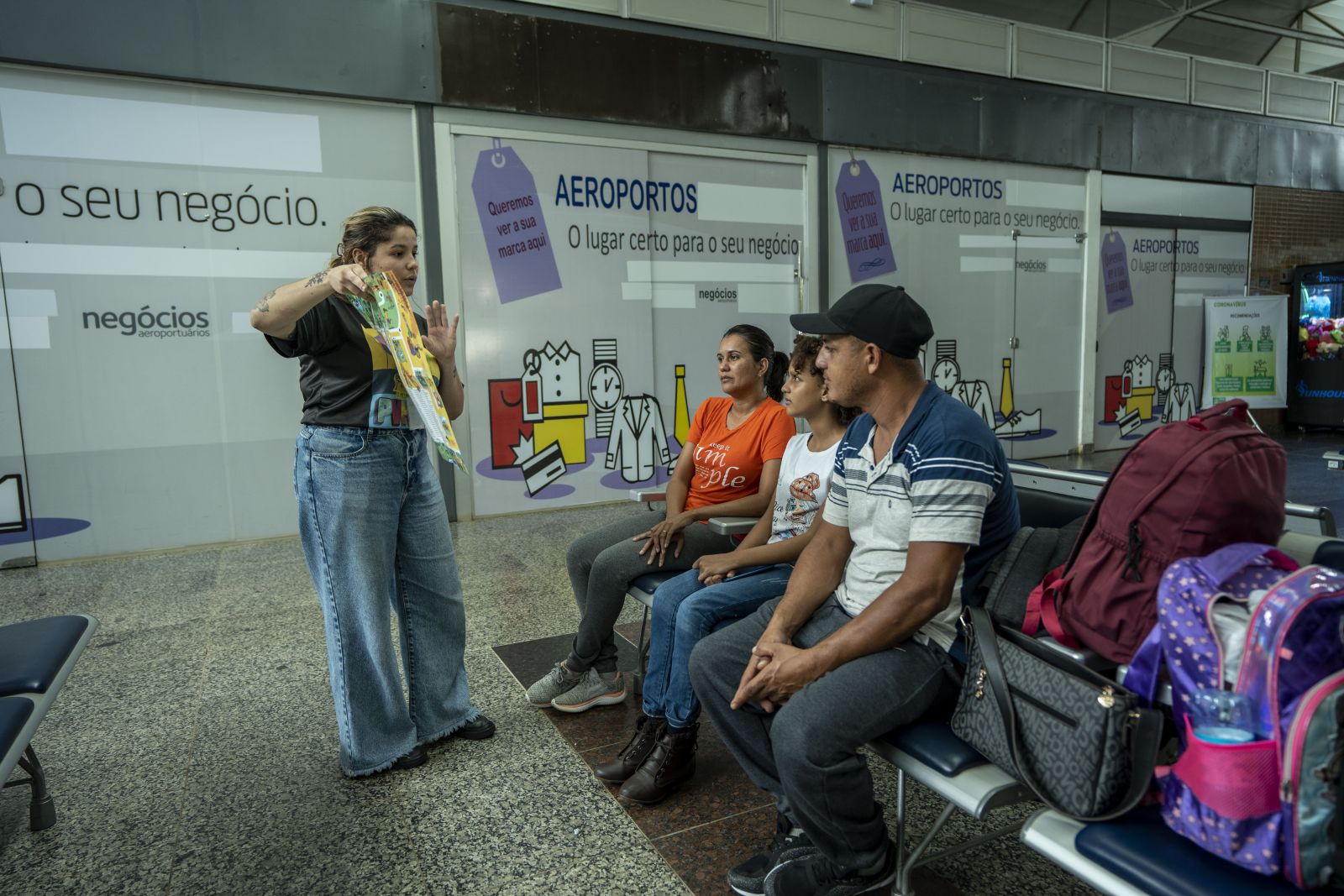 Todo o material turístico é apresentado e está à disposição gratuitamente 