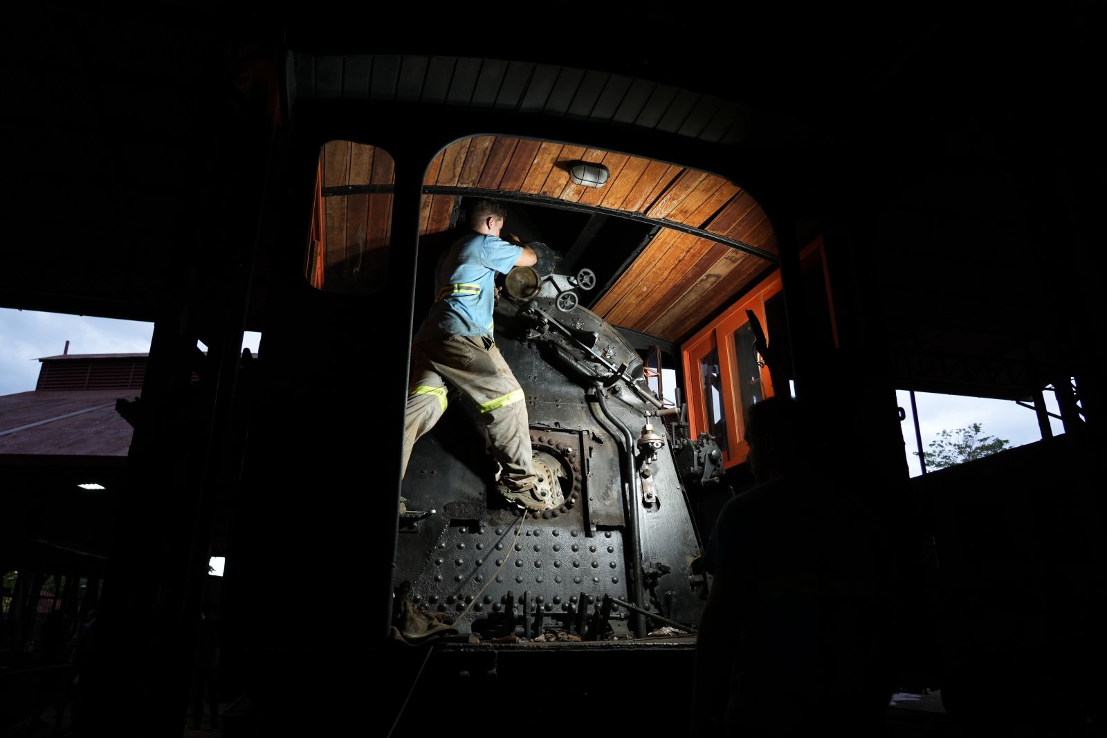 Trabalho de restauração só foi possível com o apoio da ABPF