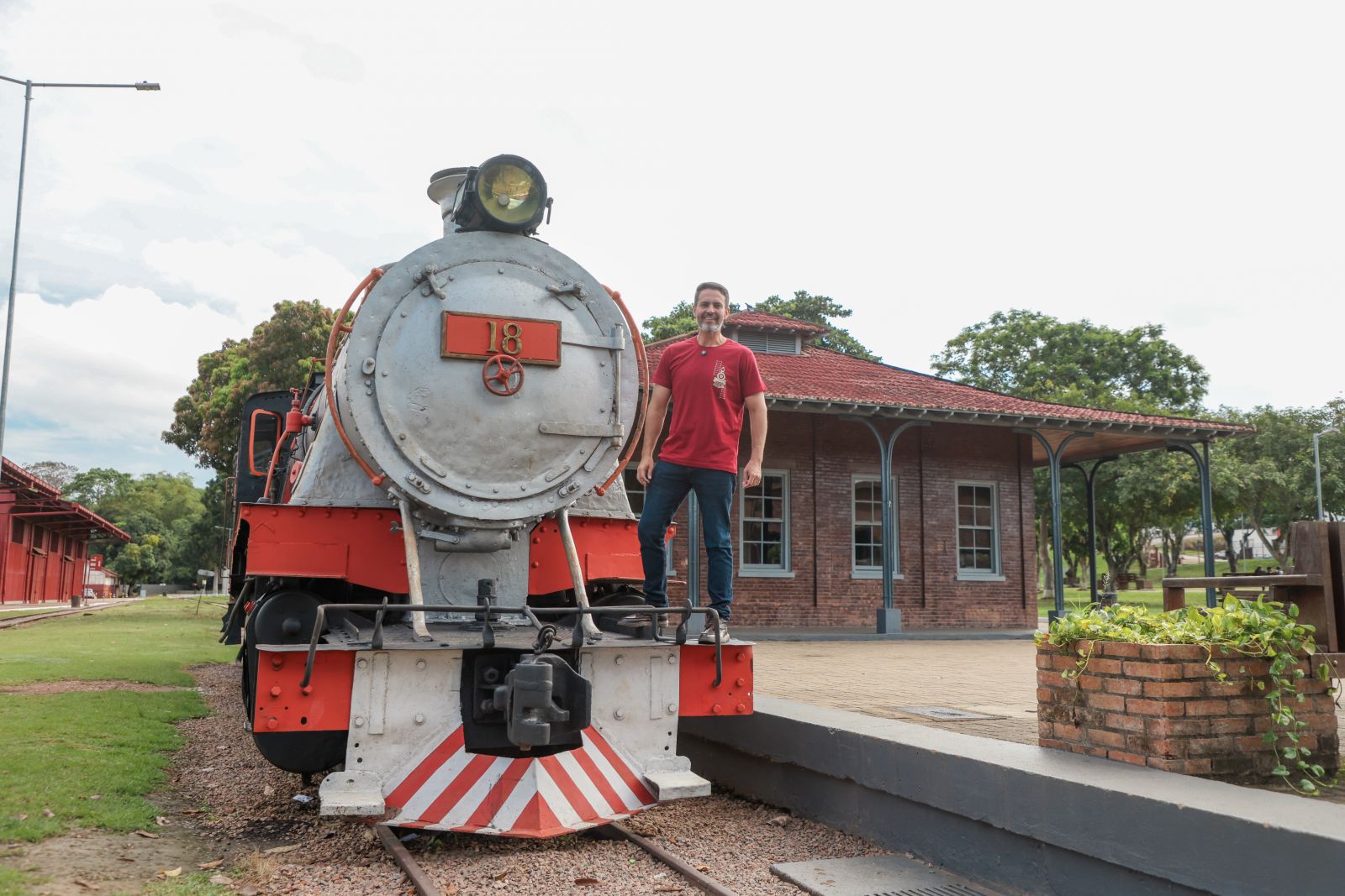 Léo Moraes destacou que a Locomotiva 18 fez parte do desenvolvimento de Porto Velho