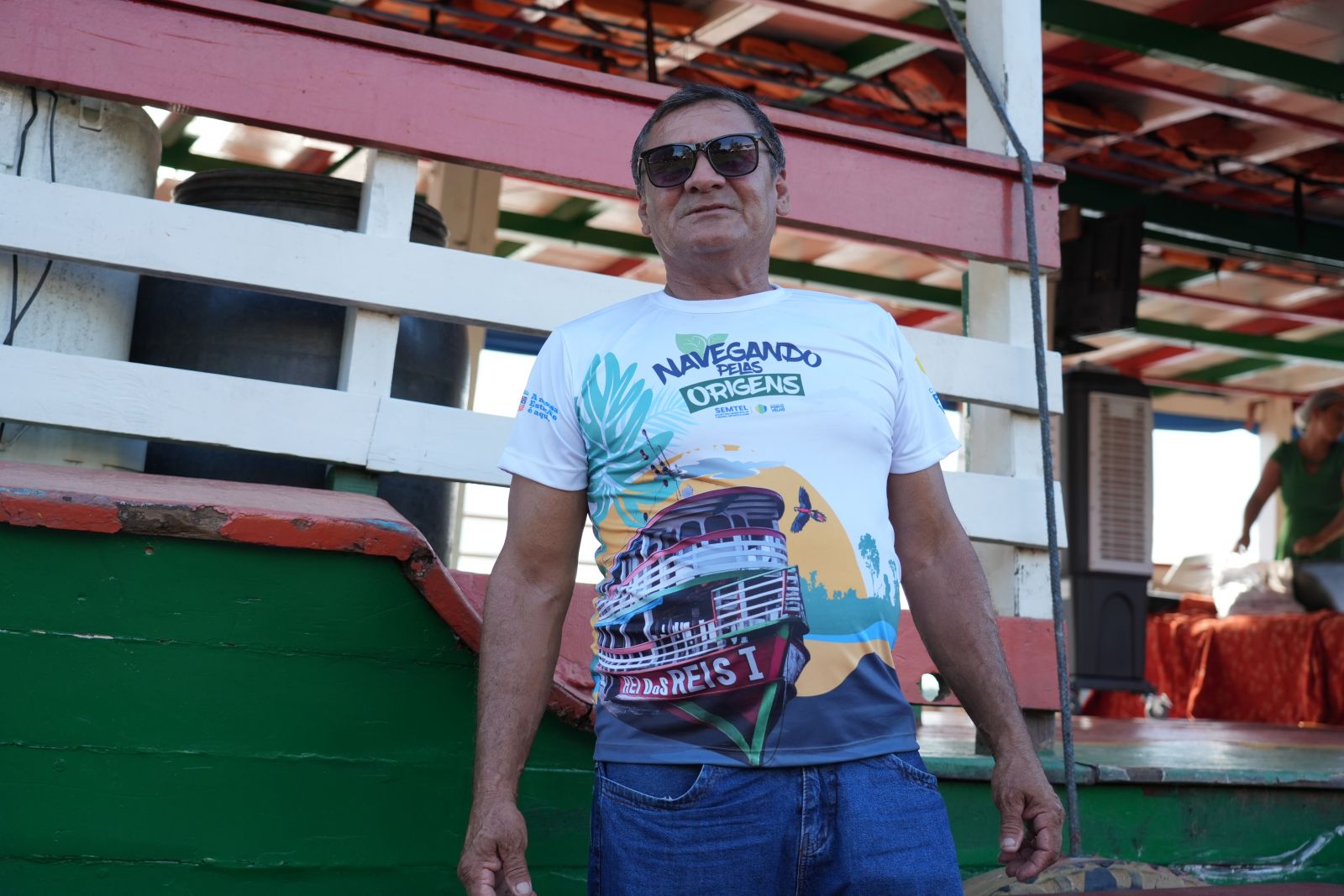 Ednildo Pereira, proprietário do barco Rei dos Reis