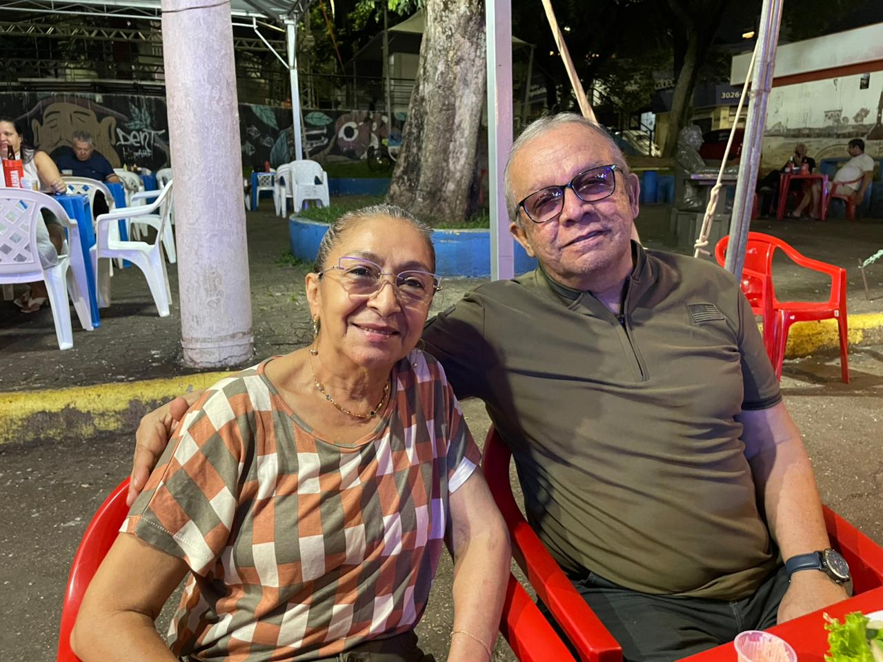 George Cruz e Francisca Pinheiro aproveitaram a celebração 