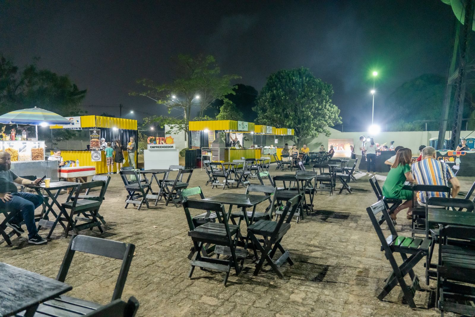 No fim de semana o projeto tem ponto fixo na Praça das Três Caixas D'Água