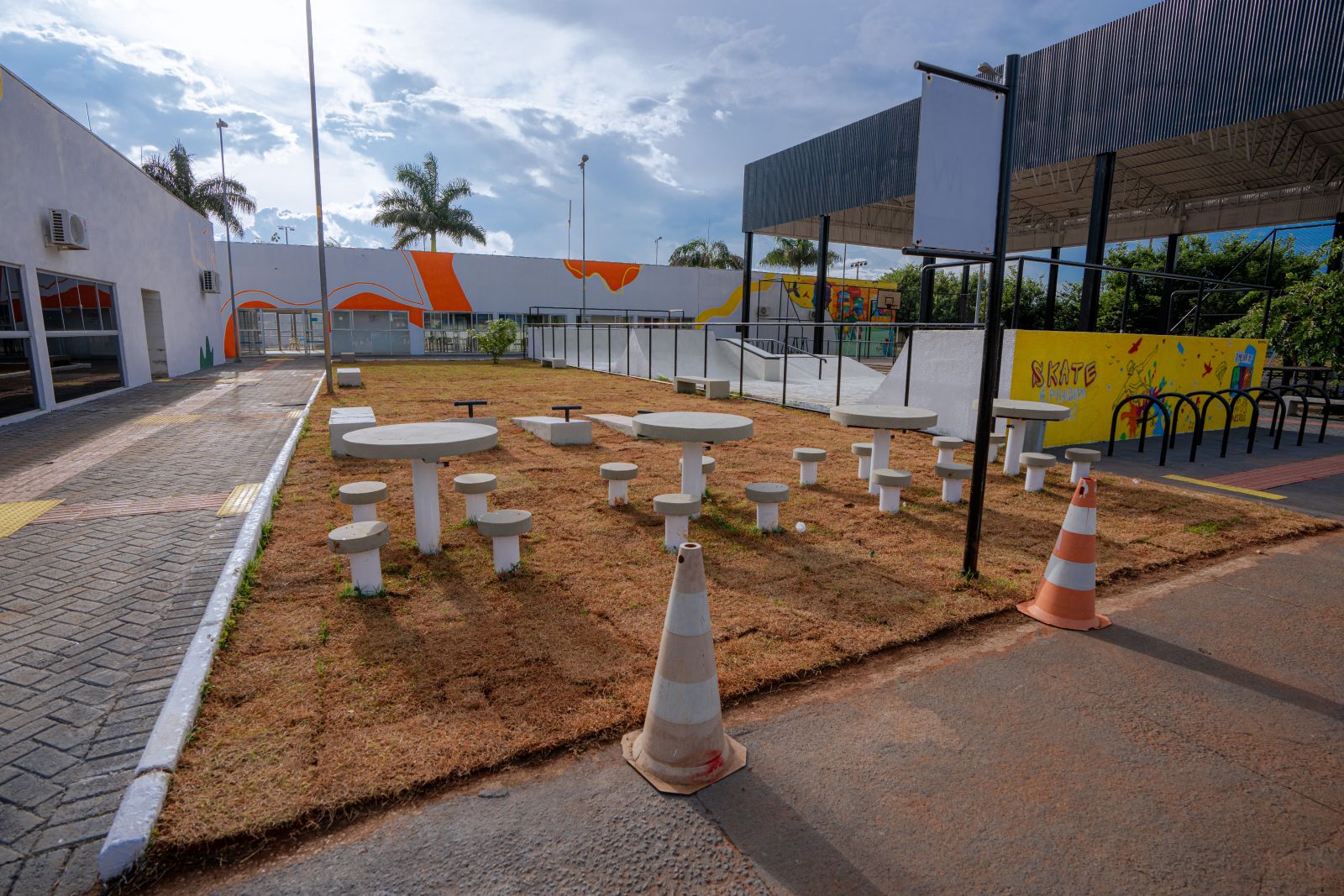 Todos os espaços foram pensados para o bem-estar da comunidade