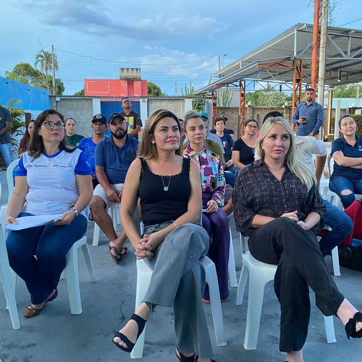 A aula inaugural contou com a presença da dep. estadual Ieda Chaves