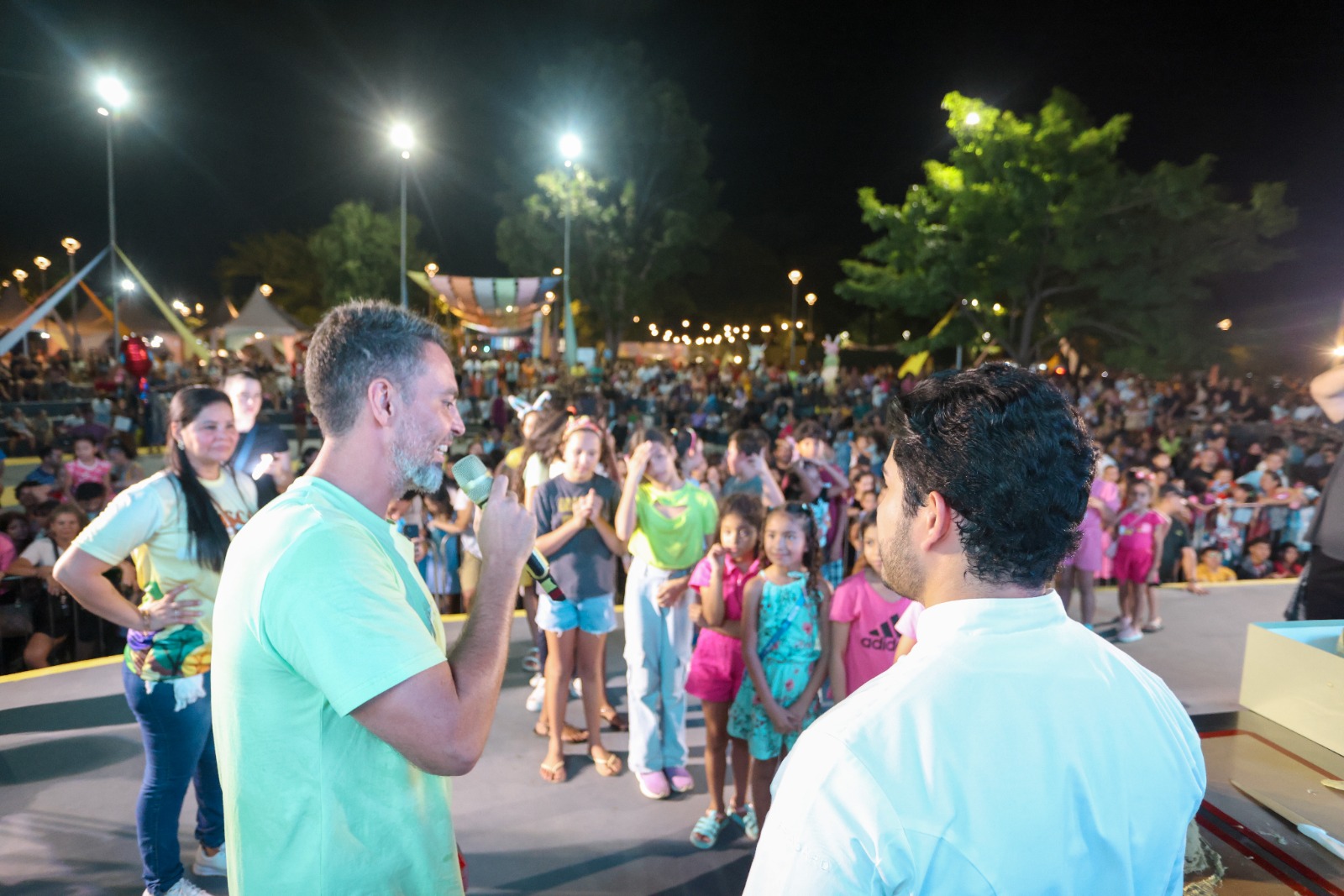 A gente fez questão de trazer aqui para o Parque da Cidade, para esse evento tão saboroso, finalizou Léo Moraes