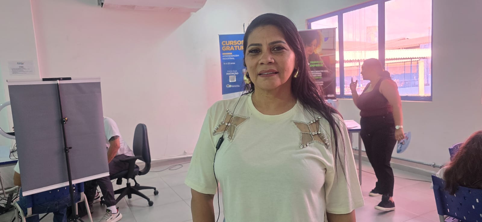 Junaia Freitas destacou a importância da realização do projeto para as comunidades